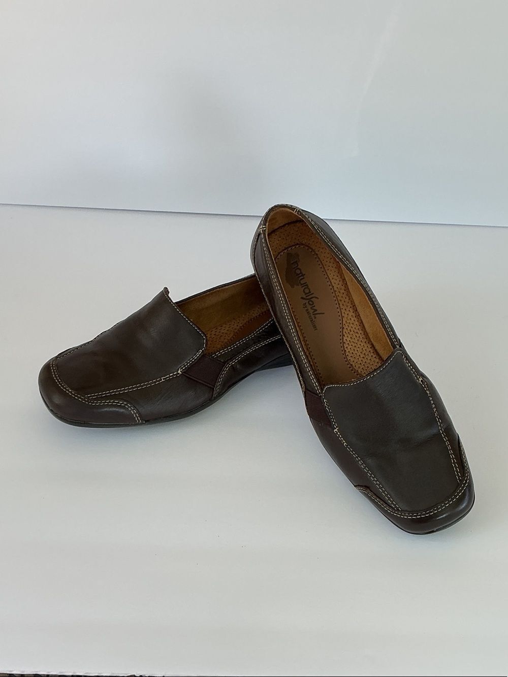 Natural Soul Dark Brown Slip-On Loafers